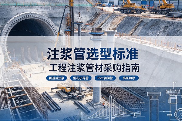百色注浆管选型标准