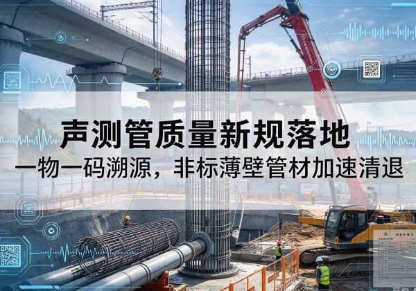 百色声测管质量新规落地，一物一码溯源，非标薄壁管材加速清退
