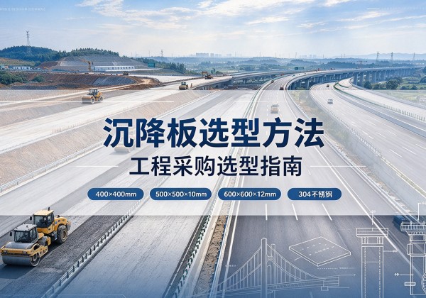 百色沉降板选择方法